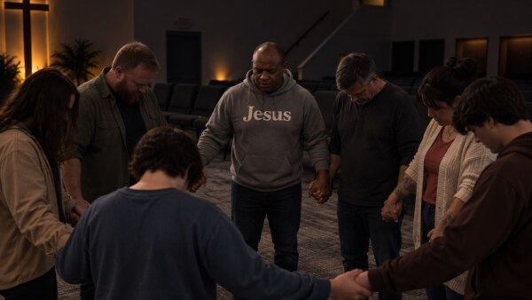 Intercessors praying together peacefully while carrying God’s heart for the world.